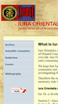 Mobile Screenshot of iuraorientalia.net